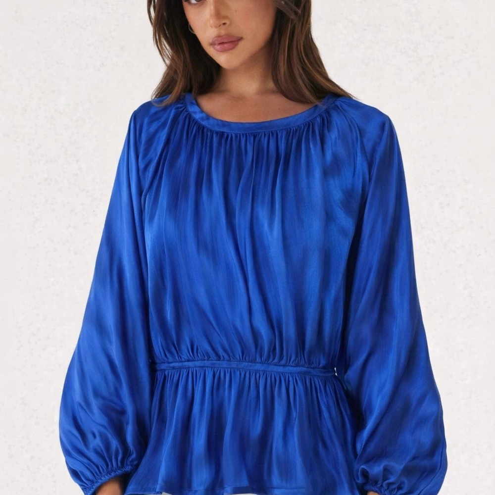 Collective Concepts Royal Blue Blouse